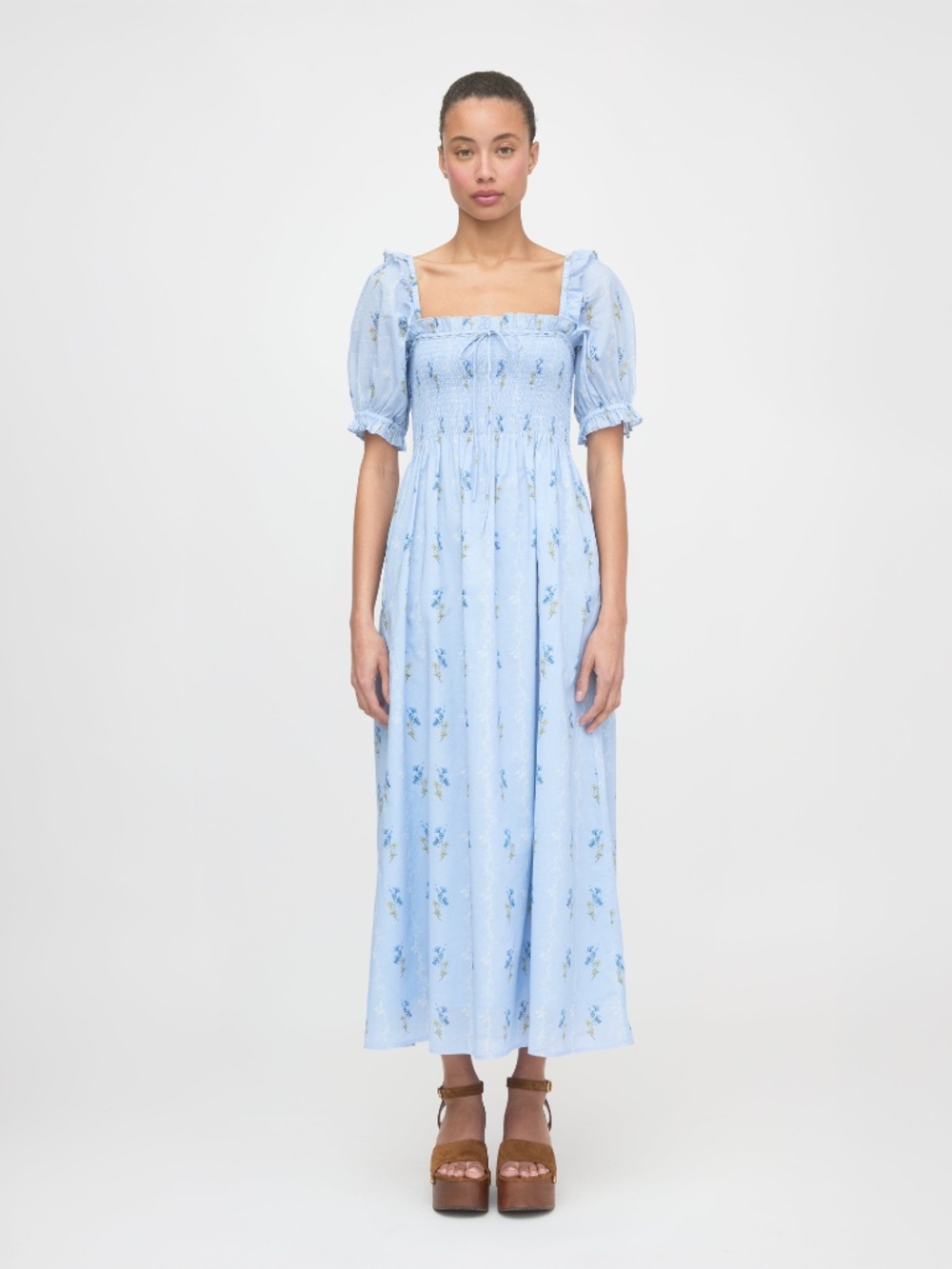 Hill House Home The Scarlett Nap Dress - Bluebell Waltz Size XXLBluebell Waltz /